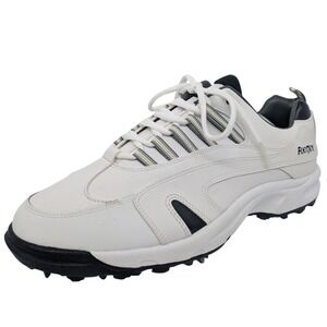 FootJoy GreenJoys Golf Shoes Size 12 Men White Black Spiked